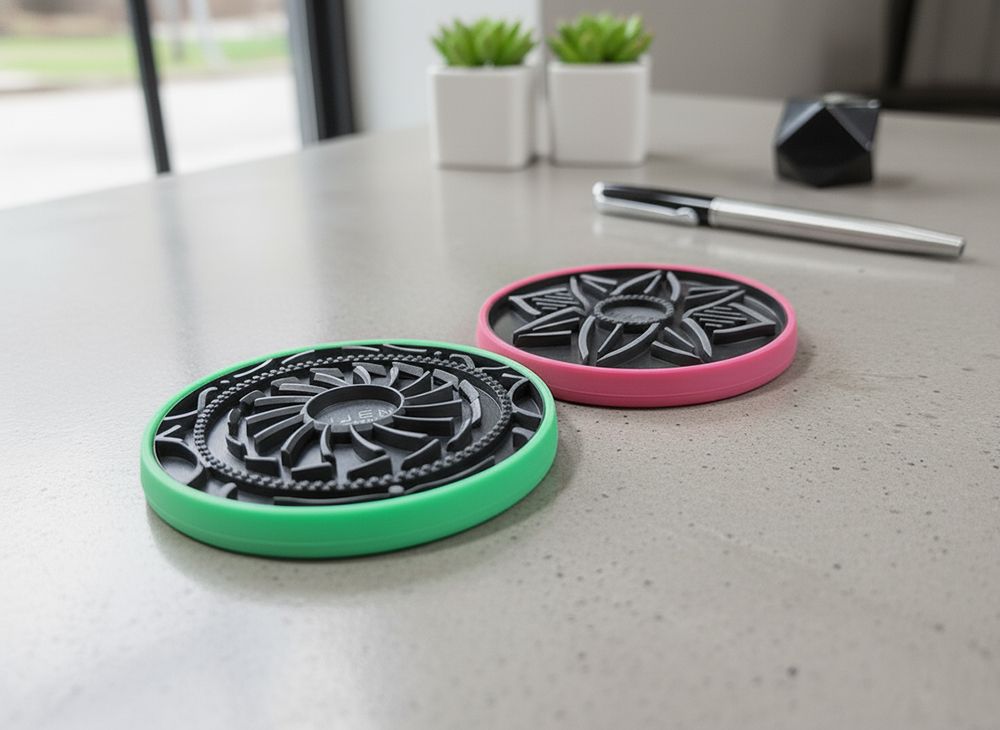 Sous-verres en design circulaire｜Fleurir et tourner la durabilité
